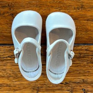 Italian Leather Baby Dress Slipper 4.5inches long or size 4 (infant)